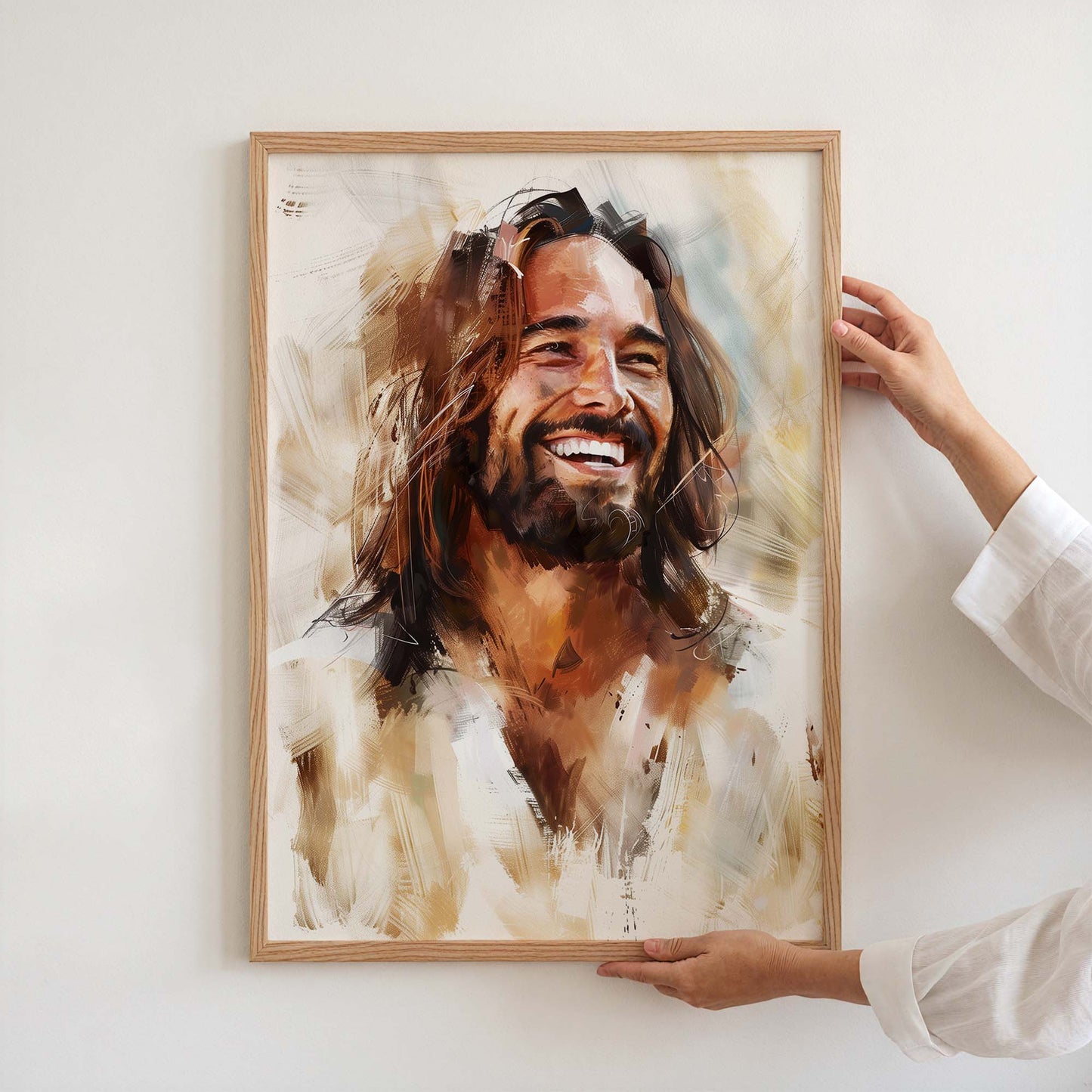 Jesus Laughing - Digital Picture