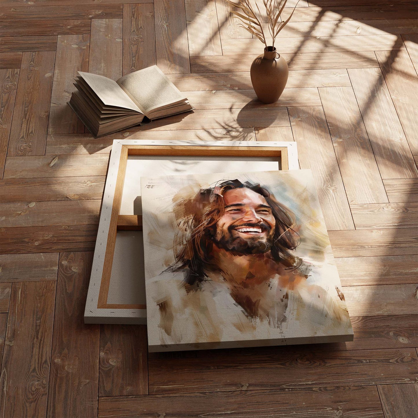 Jesus Laughing - Digital Picture