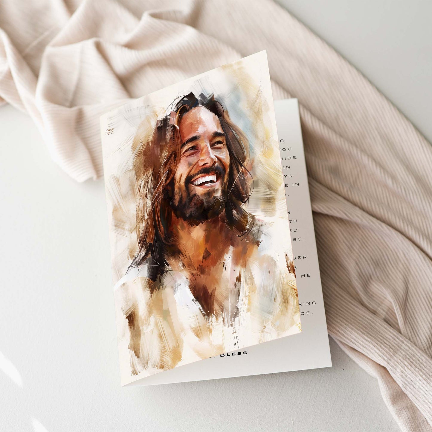 Jesus Laughing - Digital Picture