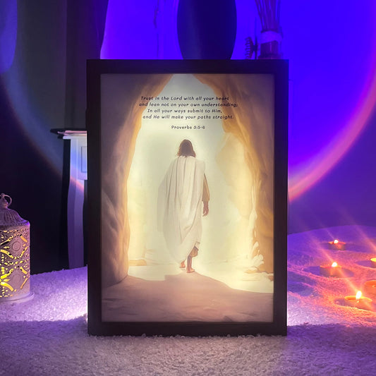 Trust In The Lord - Framed Light Panel